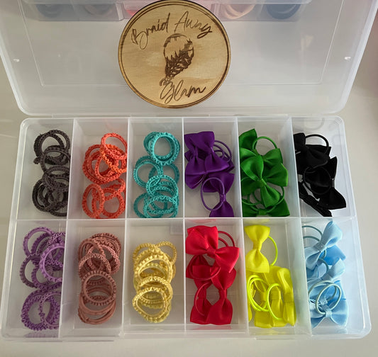 Queen-Tie grab and go boxes